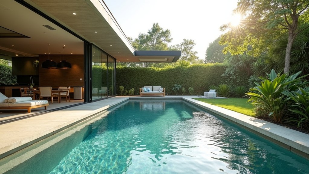 20 Elegant Swimming Pool Design Ideas for Every Home seamless indoor outdoor living