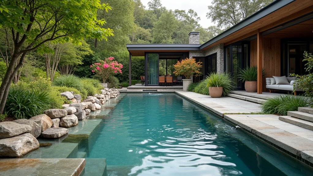 20 Elegant Pool Landscaping Design Ideas That Feel Effortless sensory feast of textures