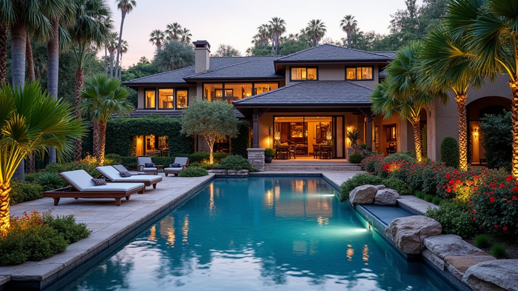 20 Inground Pool Ideas to Elevate Your Outdoor Living serene backyard waterfall oasis