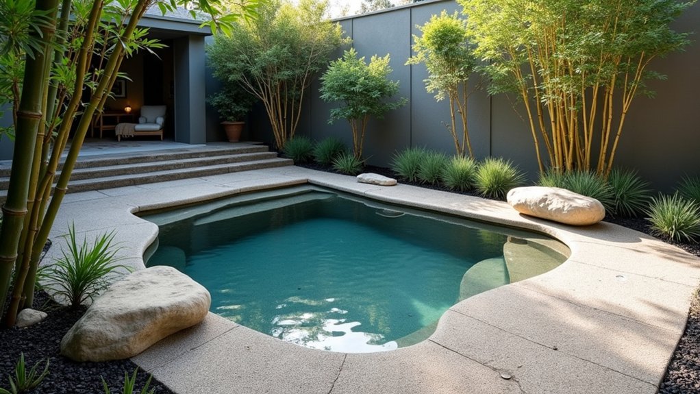 20 Clever Small Backyard Pool Landscaping Ideas That Maximize Space serene backyard zen oasis