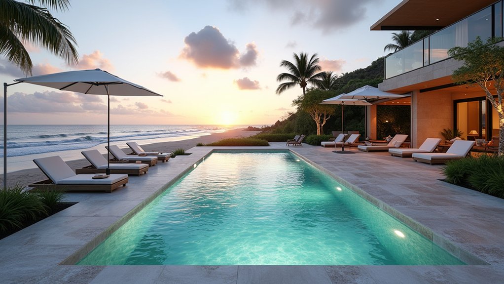 15 Luxury Pool Design Ideas That Scream Sophistication serene beach entry experience