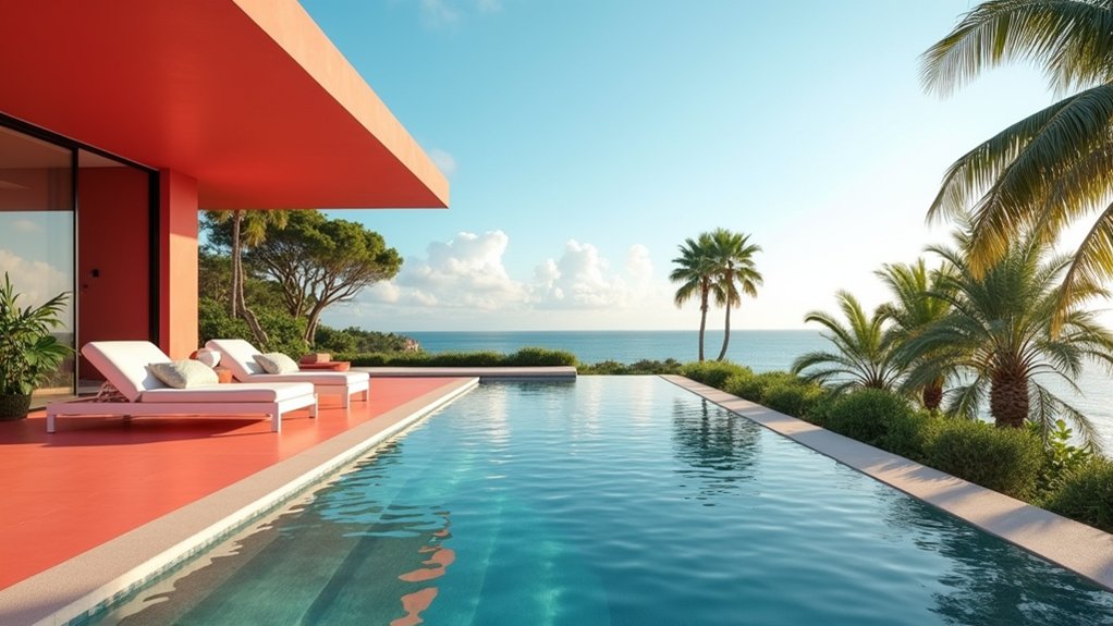 21 Fresh Pool Deck Color Ideas That Make a Statement serene beachside retreat vibes
