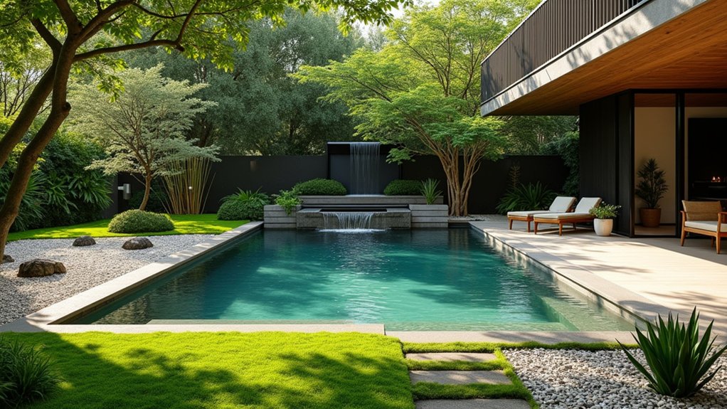 21 Inspiring Pool Deck Makeover Ideas You’ll Want to Try This Summer serene contemporary pool retreat