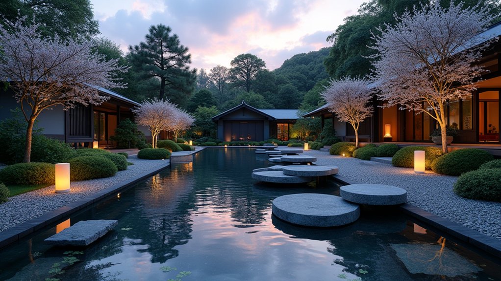 serene floating steps oasis