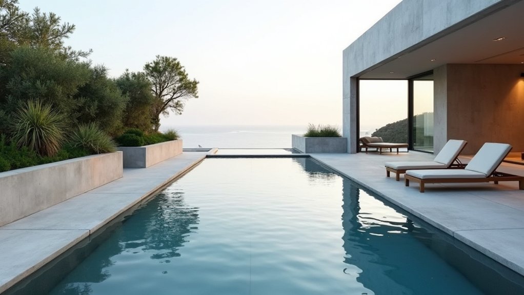 18 Minimalist Pool Design Ideas for a Sleek Backyard Look serene oasis with elegance