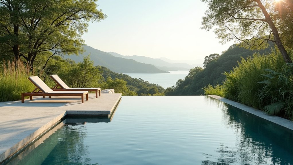 serene scandinavian pool design