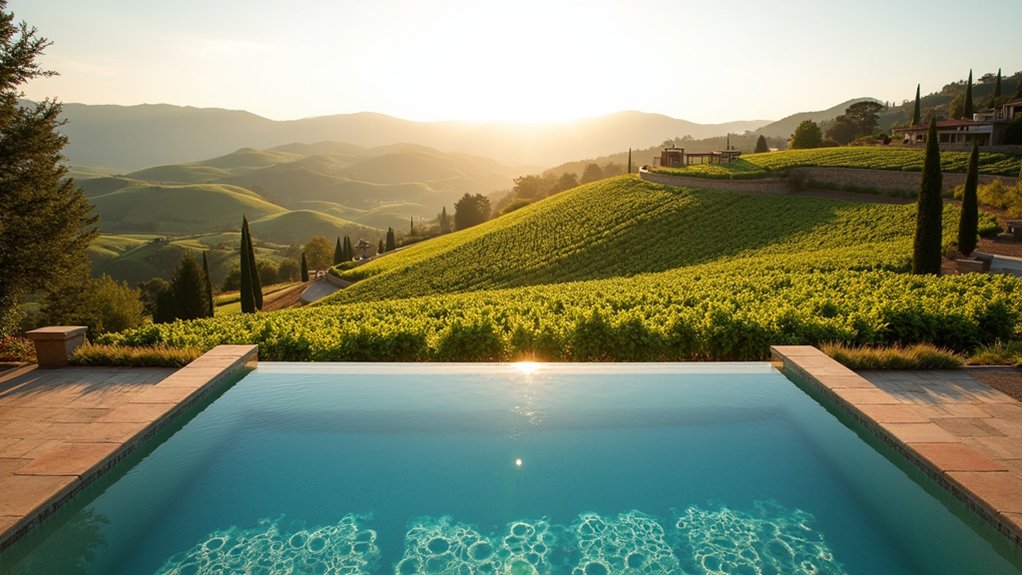 18 Infinity Pool Ideas With Views That Steal the Show serene vineyard valley escape