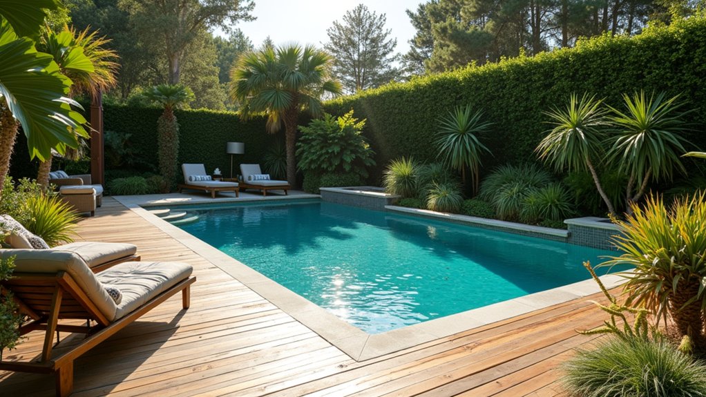 20 Outdoor Pool Design Ideas for Open-Air Relaxation silky saltwater pool sanctuary