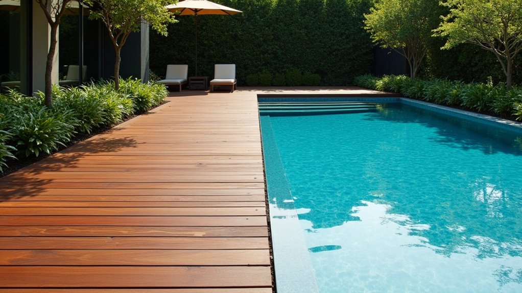 21 Crisp Pool Deck Edging Ideas That Define the Space sleek durable eco friendly edges