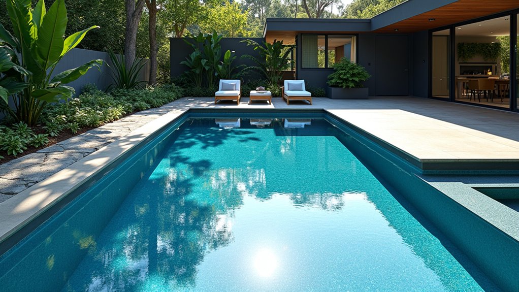 17 Creative Pool Deck Resurfacing Ideas for a Fresh New Look sleek durable pool deck transformation