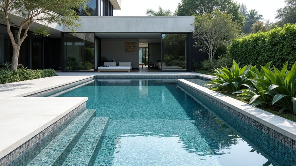 sleek geometric luxury mosaics