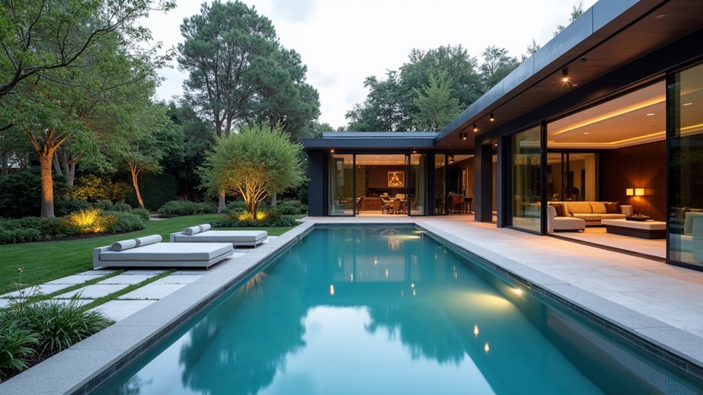 18 Lap Pool Ideas That Combine Fitness With Style sleek glass walls elegance