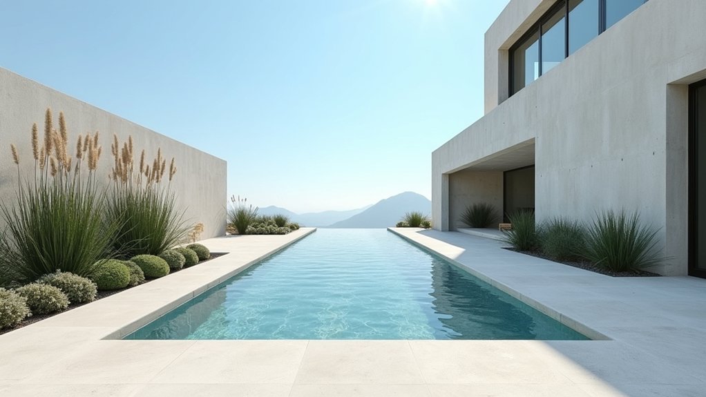 20 Creative Pool Ideas to Add Personality to Your Yard sleek lines serene escape