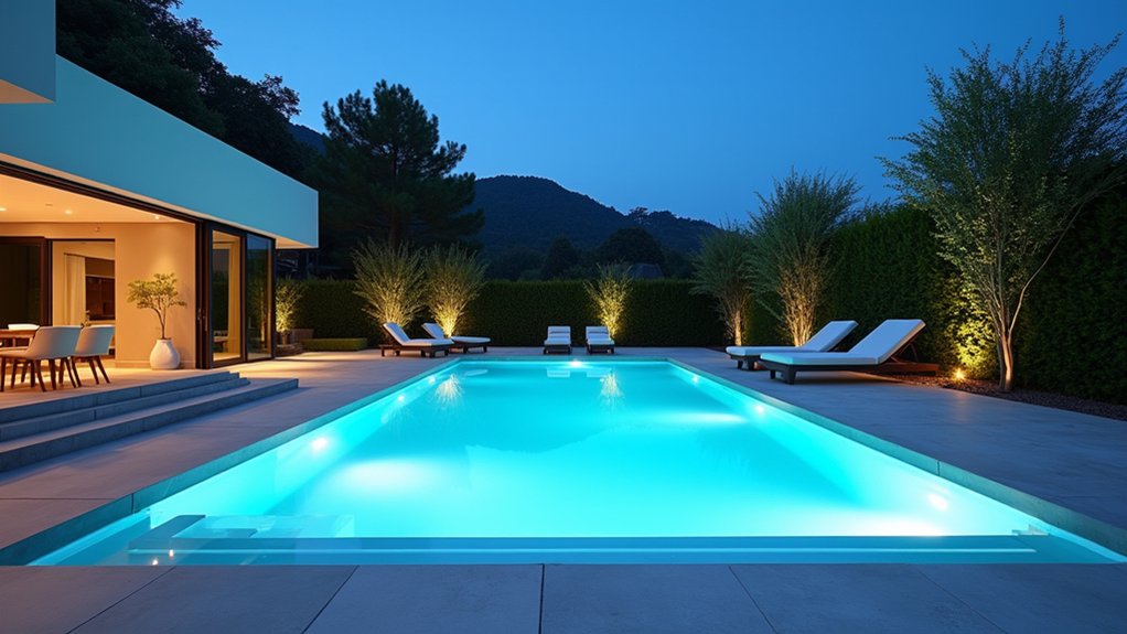 23 Fiberglass Pool Design Ideas That Are Built to Impress sleek minimalist rectangular pools