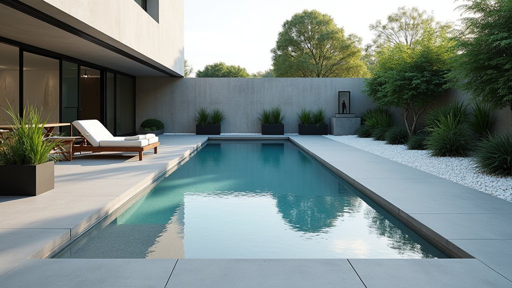 19 Stylish Above Ground Pool Deck Ideas That Elevate Your Backyard Look sleek simple elegant retreat