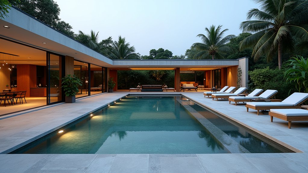 20 Concrete Pool Ideas That Are Built to Last sophisticated multi level pool designs