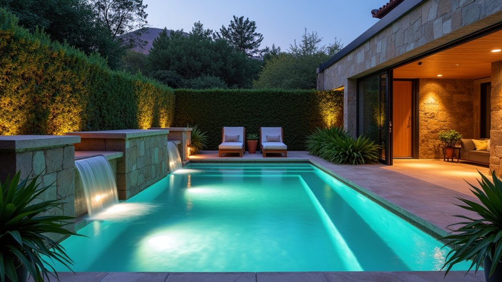 15 Stylish Plunge Pool Design Ideas to Cool Down in Style spa inspired backyard sanctuary