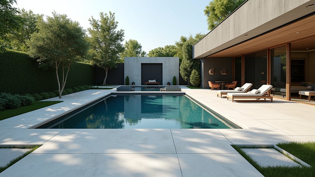 18 Stunning Backyard Pool Ideas to Transform Your Outdoor Space stylish geometric pool design