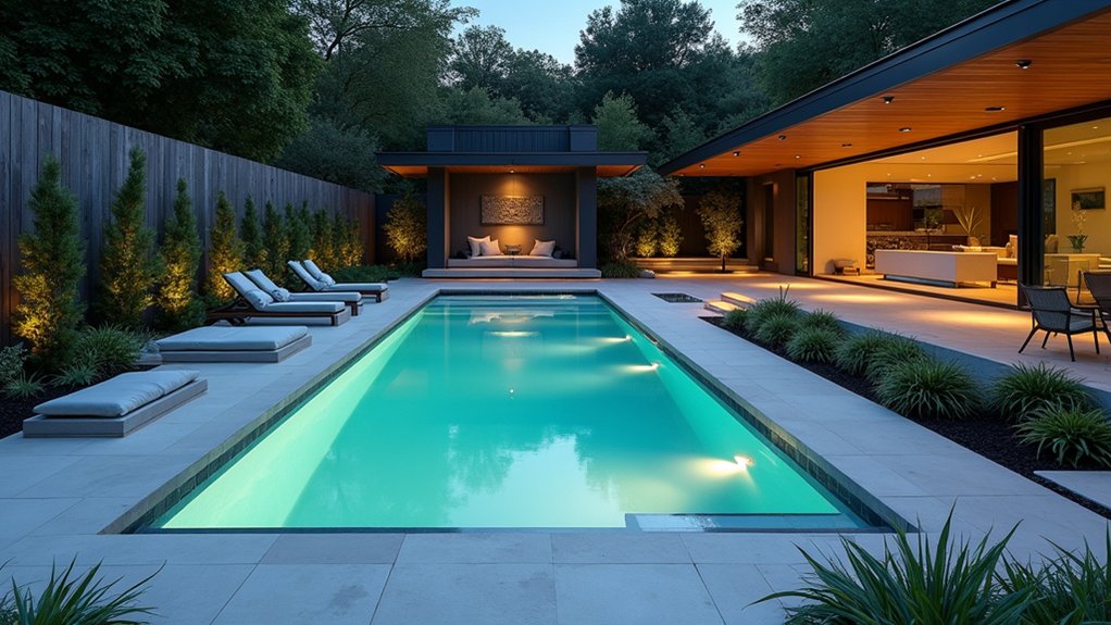 20 Gorgeous Small Backyard Pool Ideas for Compact Spaces stylish geometric pool designs