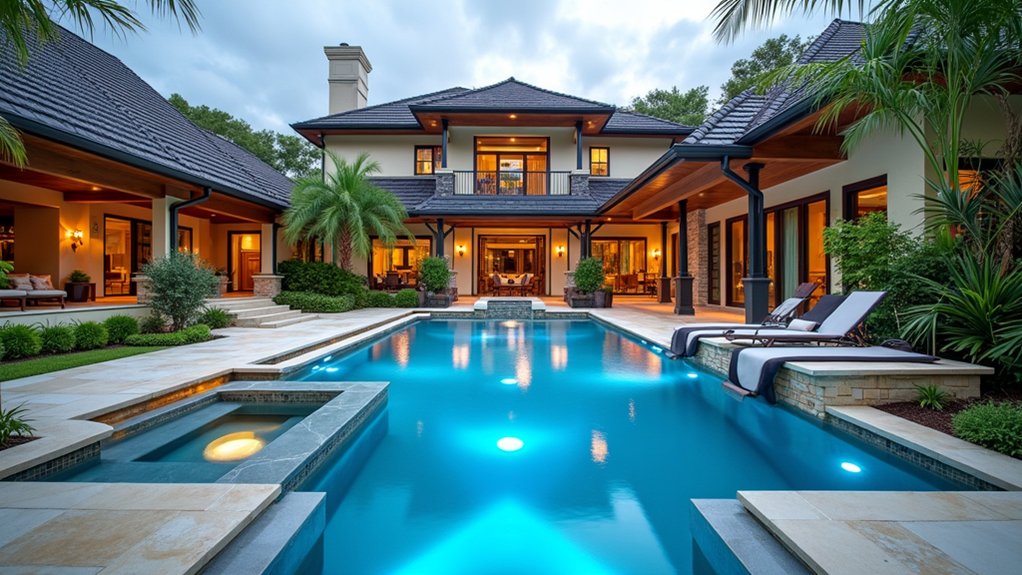 23 Fiberglass Pool Design Ideas That Are Built to Impress stylish multi level pool designs