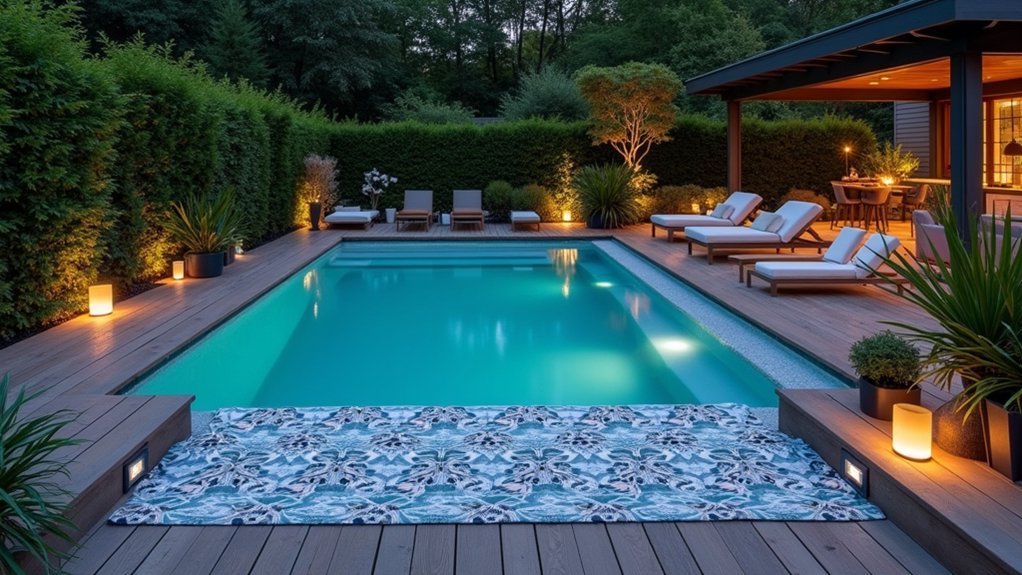 18 Above Ground Pool Ideas That Don’t Compromise on Style stylish pool cover design