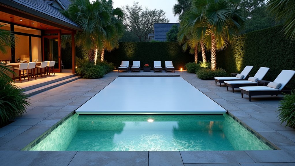 23 Creative Pool Ideas on a Budget That Still Look Luxurious stylish protective pool cover