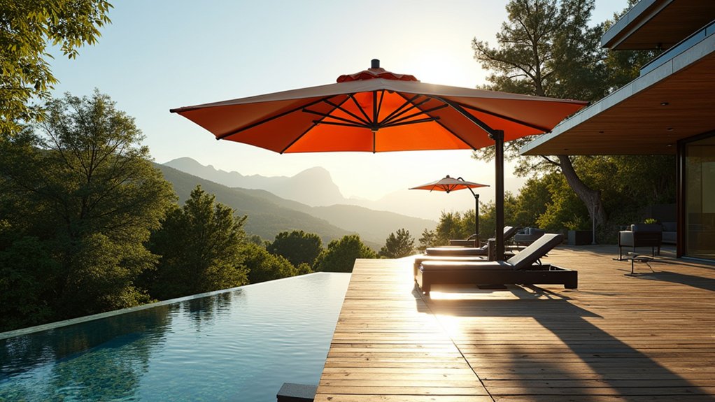 21 Clever Pool Deck Shade Ideas for Cool Summer Days stylish shade for relaxation