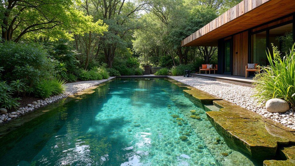 18 Beautiful Outdoor Pool Ideas for the Perfect Backyard Retreat sustainable backyard swimming oasis