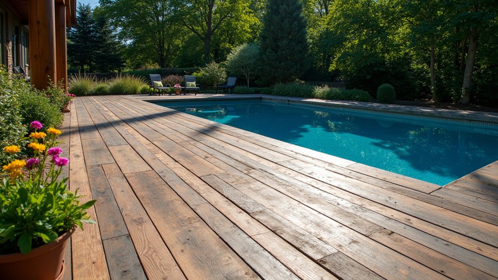 17 Clever DIY Pool Deck Above Ground on a Budget Projects That Work sustainable charm for outdoors