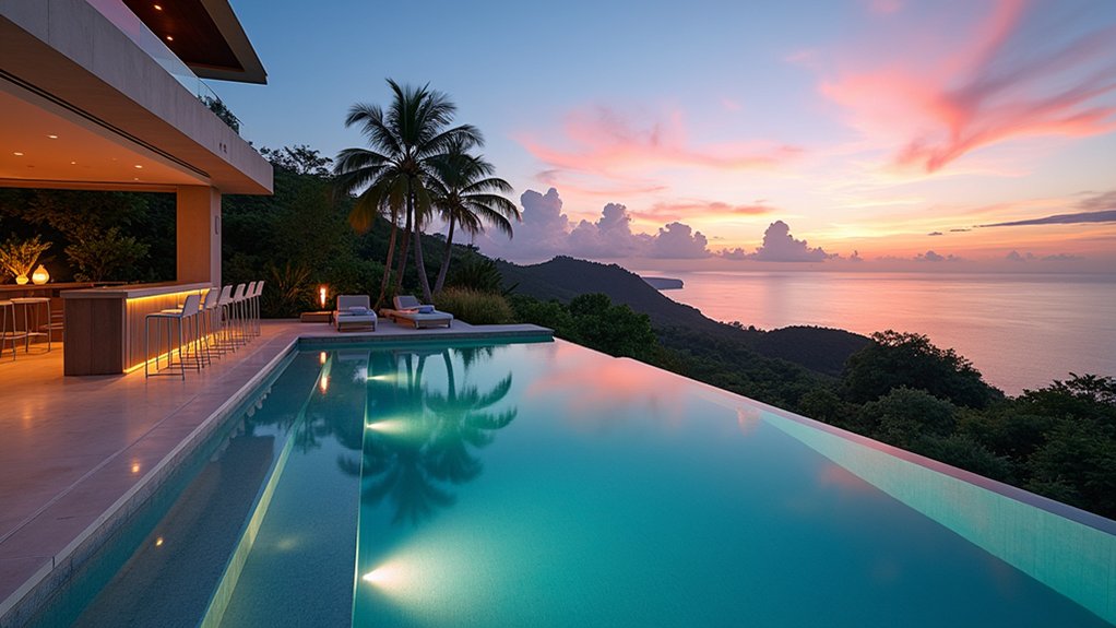 20 Contemporary Pool Design Ideas for Stylish Homes swim up bar luxury experience