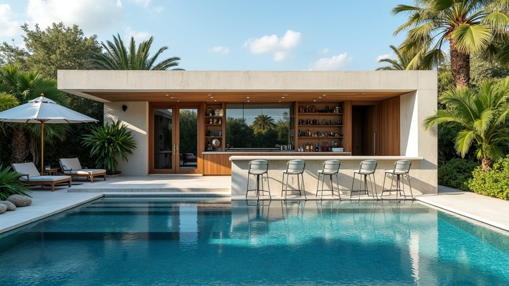 swim up bar luxury oasis