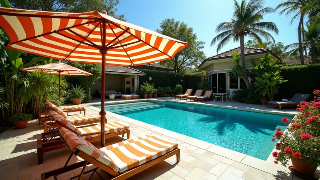 21 Clever Pool Deck Shade Ideas for Cool Summer Days timeless charm vibrant canvas