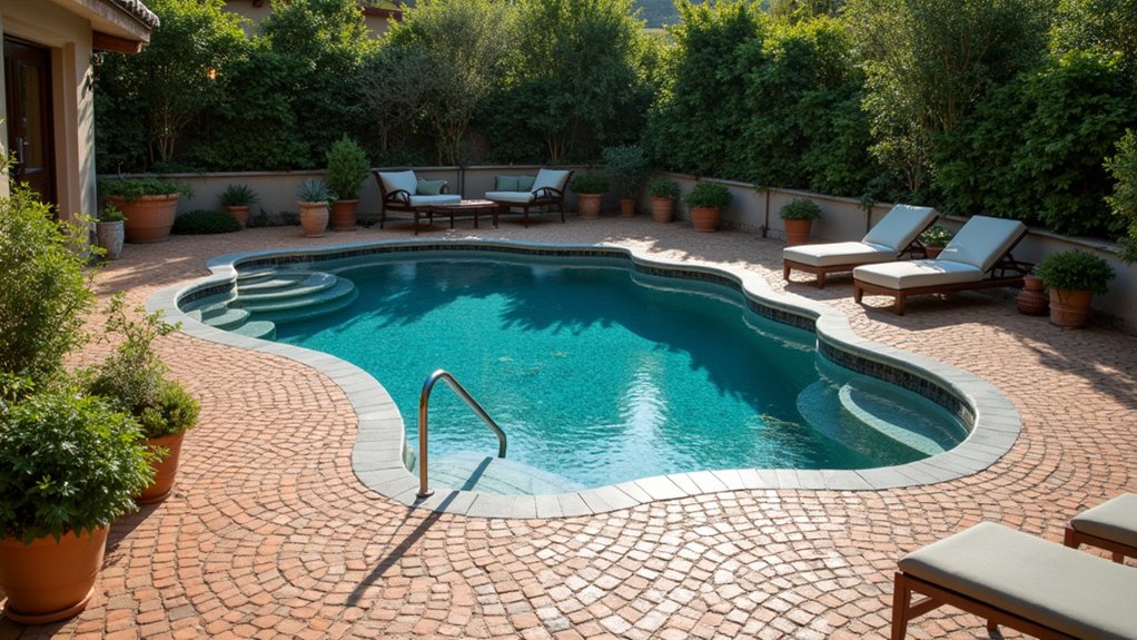 23 Beautiful Pool Deck Ideas Inground Pavers for a Polished Look timeless elegance and durability
