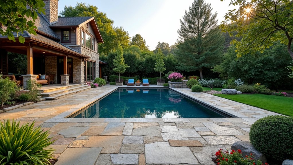 23 Modern Pool Landscaping Ideas That Redefine Backyard Design timeless elegance and serenity