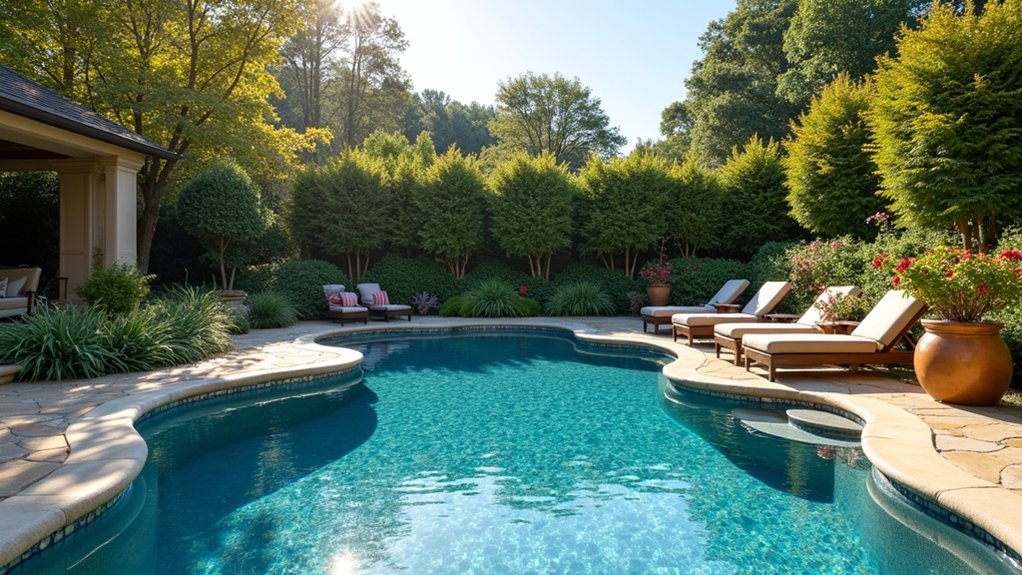 23 Fiberglass Pool Design Ideas That Are Built to Impress timeless elegance in pools