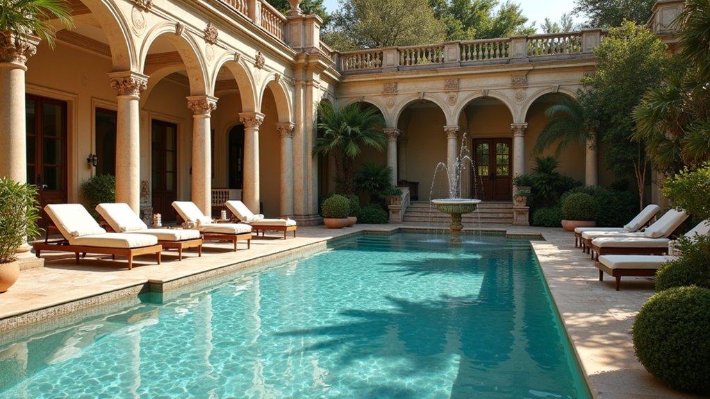 23 Inground Pool Design Ideas That Define Luxury Living timeless luxurious outdoor retreat