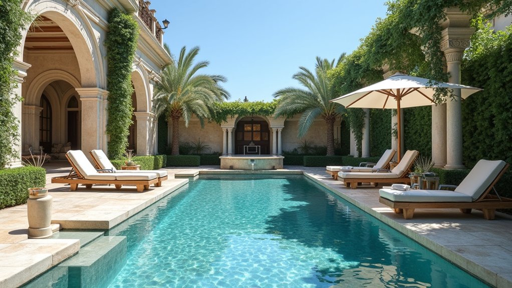 20 Resort Pool Ideas That Feel Like a Vacation at Home timeless luxury pool retreat