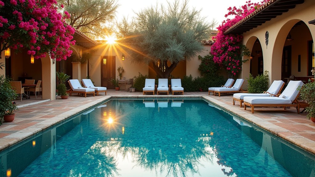 20 Outdoor Pool Design Ideas for Open-Air Relaxation timeless mediterranean pool elegance