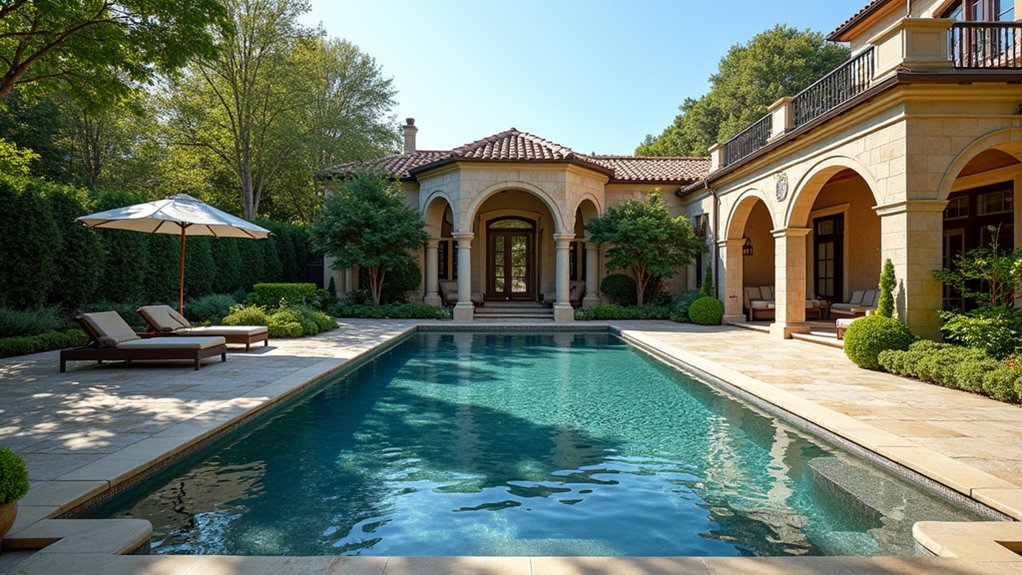 15 Luxury Pool Design Ideas That Scream Sophistication timeless natural stone elegance