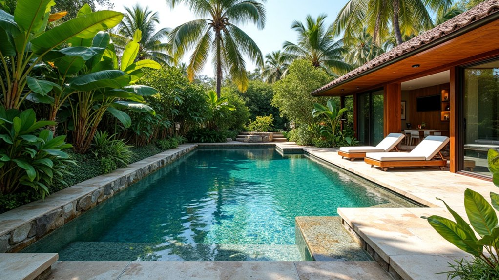 18 Beautiful Outdoor Pool Ideas for the Perfect Backyard Retreat timeless natural stone retreat