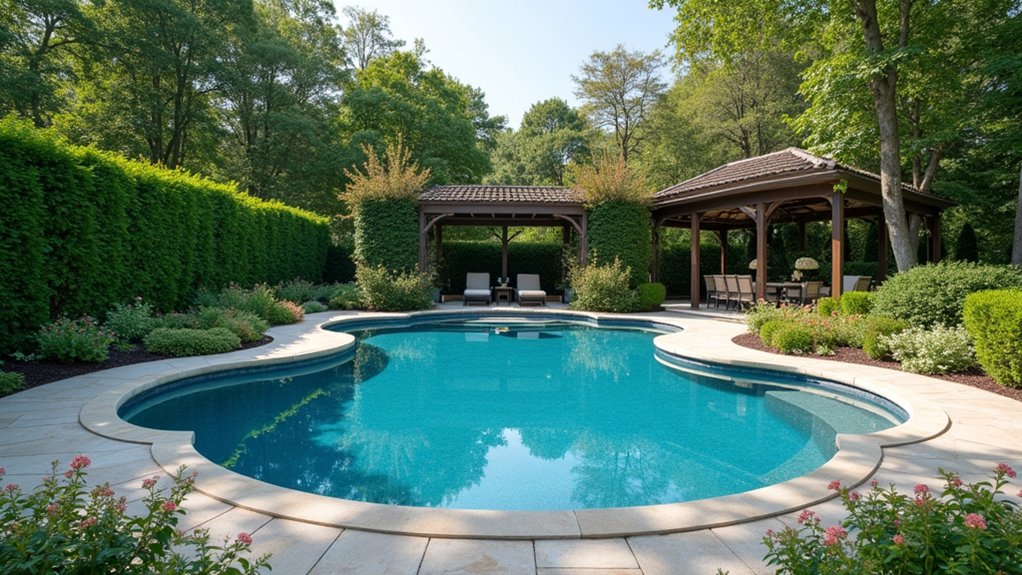 18 Kidney-Shaped Pool Design Ideas for Organic Appeal timeless symmetrical pool design