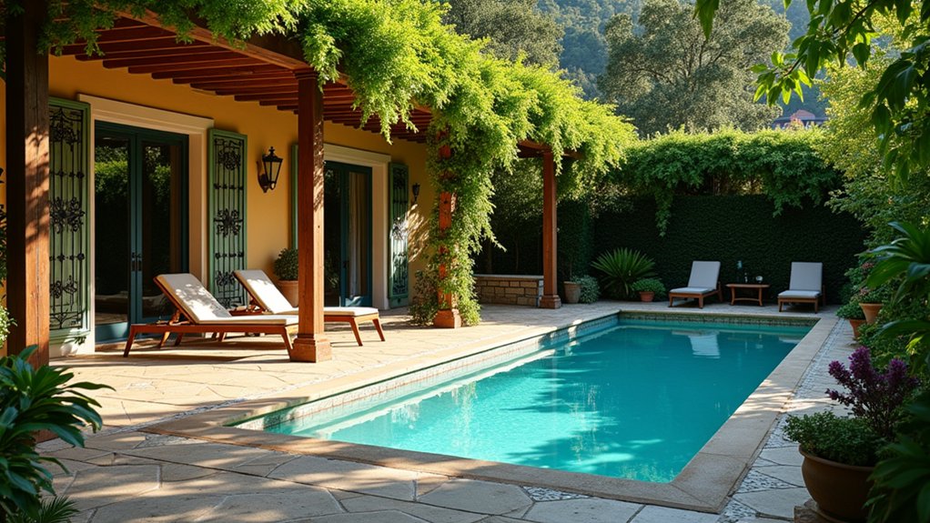 17 Modern Inground Pool Deck Ideas That Define Luxury timeless vintage inspired elegance