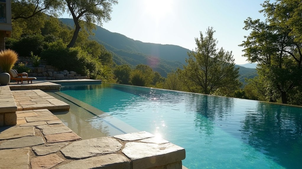 tranquil infinity pool oasis