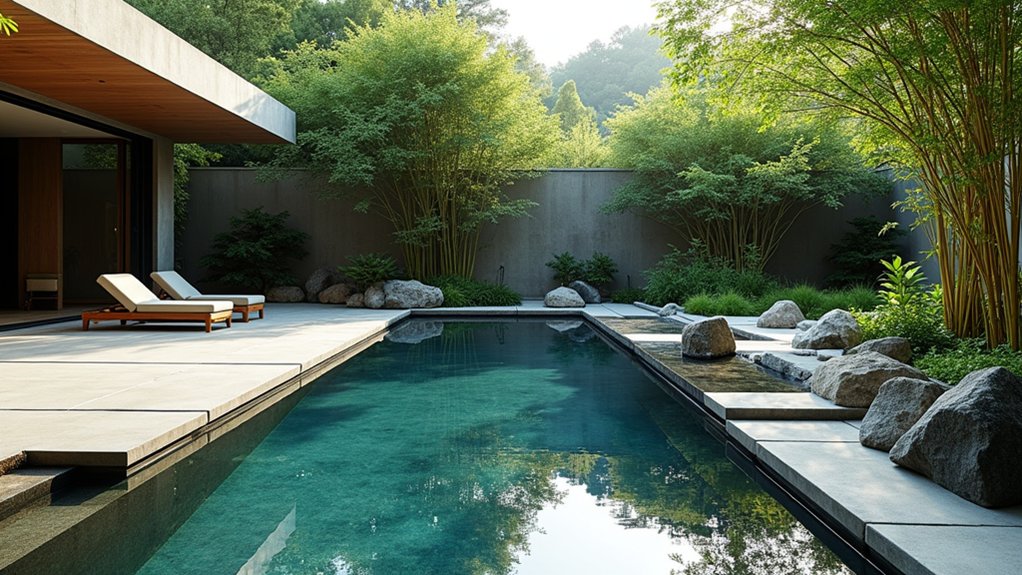 23 Sleek Pool Ideas With Zero Edge Effects That Impress tranquil minimalist garden retreat