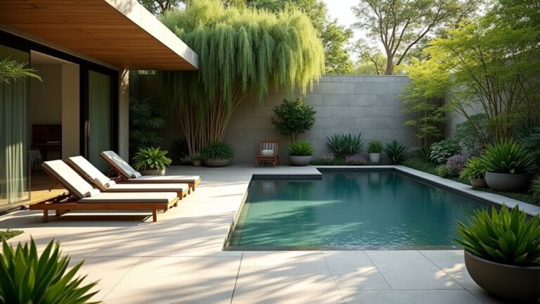 Stunning Pool Deck Furniture Plans Diy Ideas image