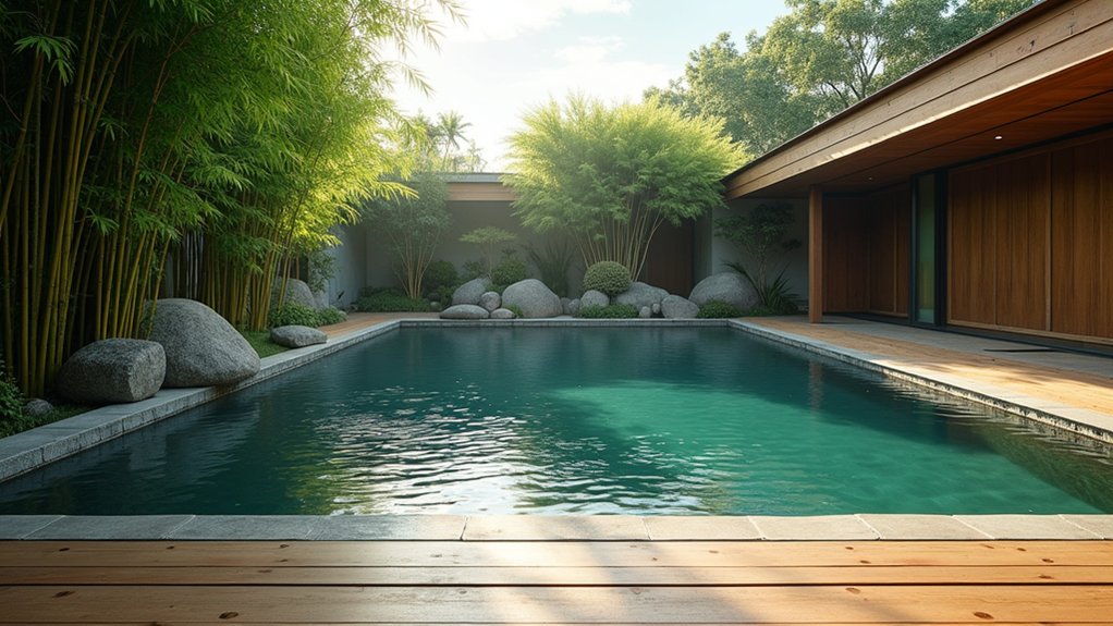 tranquil zen bamboo sanctuary