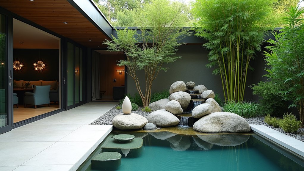23 Fresh Pool Deck Renovation Ideas That Completely Transform Your Yard tranquil zen garden oasis