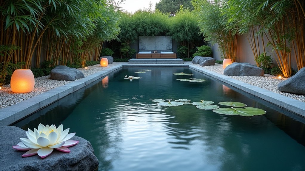 18 Beautiful Outdoor Pool Ideas for the Perfect Backyard Retreat tranquil zen reflection pool
