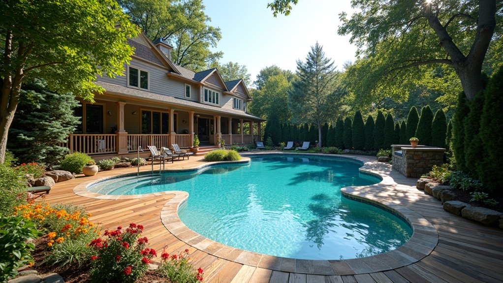 15 Affordable Above Ground Pool Landscaping Ideas for a Fresh Look transform your pool area
