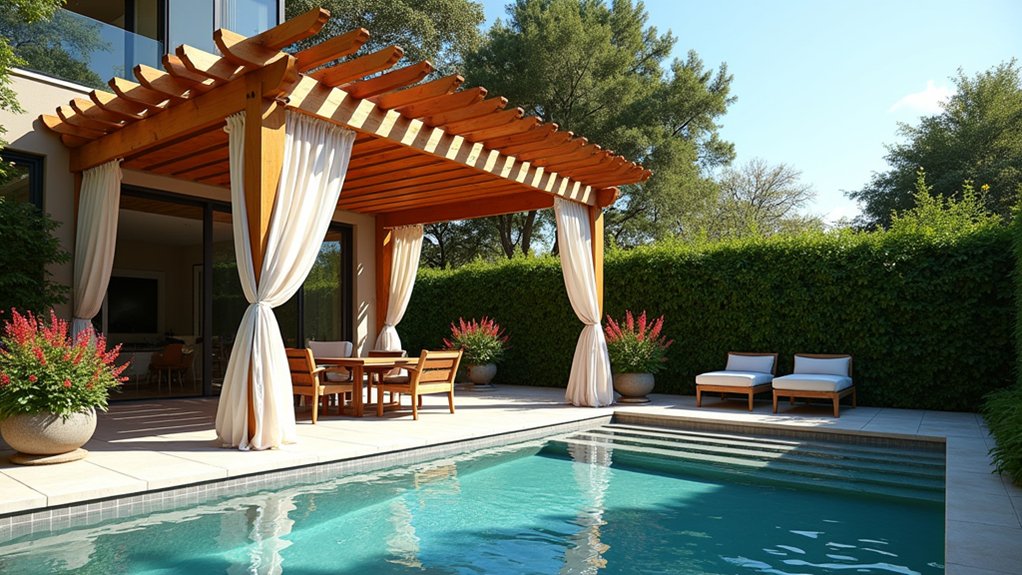 21 Clever Pool Deck Shade Ideas for Cool Summer Days transform your pool deck